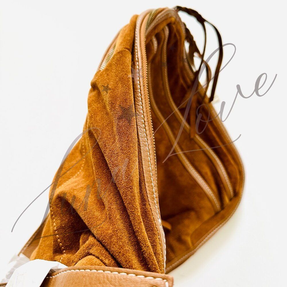 FREE PEOPLE We The Free Bexley Suede Backpack In Tan NWT - Picture 7 of 12
